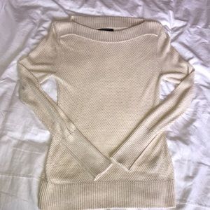 NWOT Banana Republic Cream Knit Sweater